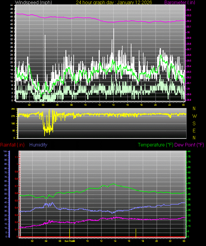 24 Hour Graph for Day 12